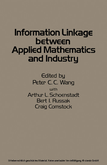 Information Linkage between Applied Mathematics and Industry main product photo
