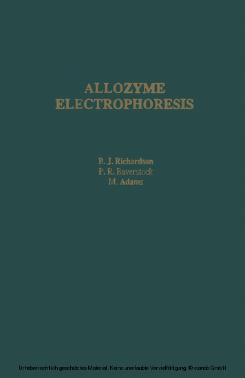 Allozyme Electrophoresis main product photo