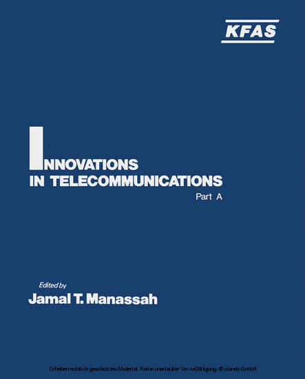 Innovations in Telecommunications Part A main product photo