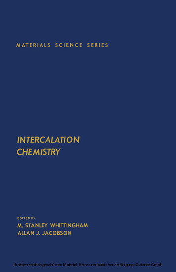 Intercalation Chemistry main product photo