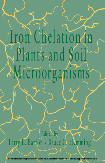 Iron Chelation in Plants and Soil Microorganisms main product photo