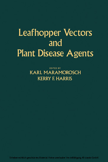 Leafhopper Vectors and Plant Disease Agents main product photo
