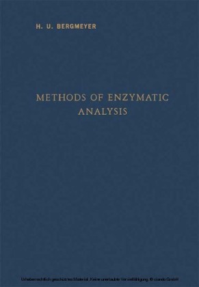 Methods of Enzymatic Analysis