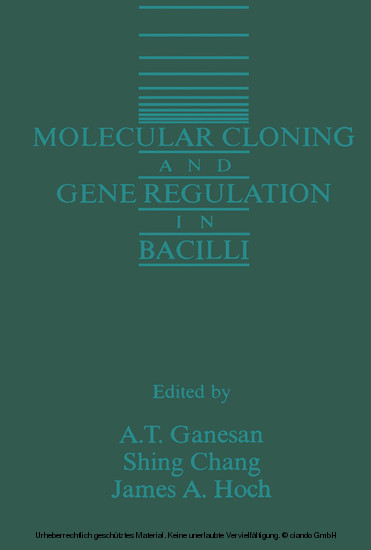 Molecular Cloning and Gene Regulation in Bacilli main product photo