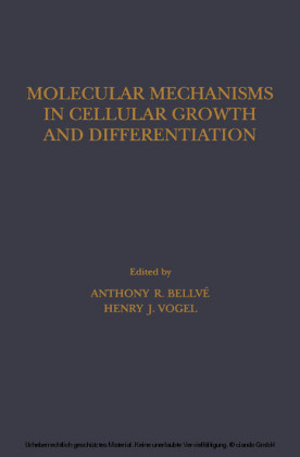 Molecular Mechanisms In Cellular Growth and Differentiation
