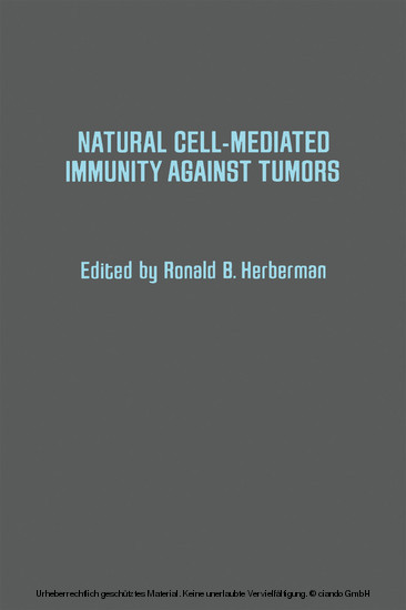Natural Cell-Mediated Immunity Against Tumors main product photo