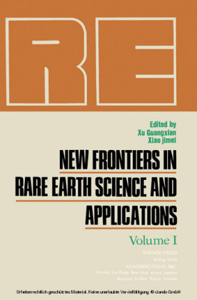New Frontiers in Rare Earth Science and Applications