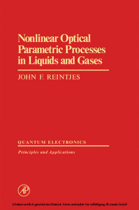 Nonlinear Optical Parametric Processes in Liquids and Gases