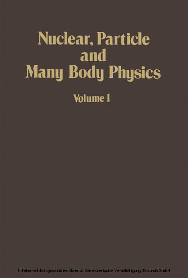 Nuclear, Particle and Many Body Physics main product photo