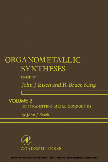 Organometallic Syntheses main product photo