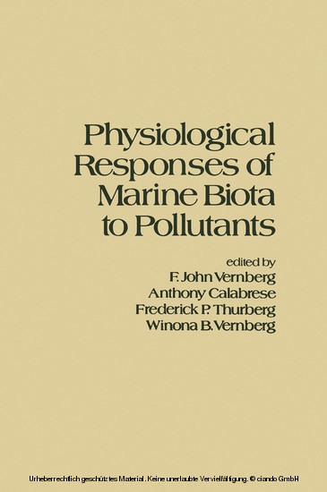 Physiological Responses of Marine Biota to Pollutants main product photo