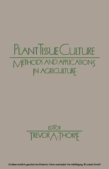 Plant Tissue Culture main product photo