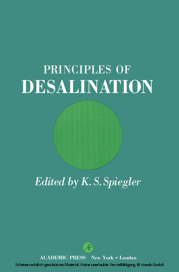 Principles of Desalination main product photo