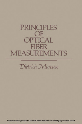 Principles of Optical Fiber Measurements