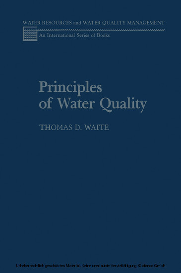 Principles of Water Quality main product photo