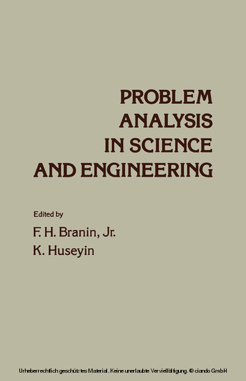 Problem Analysis In Science and Engineering main product photo