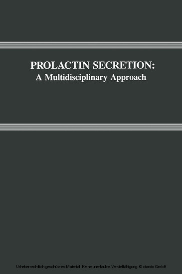 Prolactin Secretion: A Multidisciplinary Approach main product photo