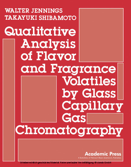 Qualitative Analysis of Flavor and Fragrance Volatiles by Glass Capillary Gas Chromatography main product photo