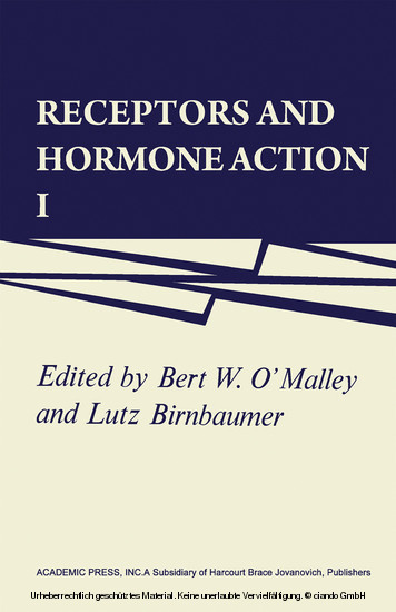 Receptors and Hormone Action main product photo