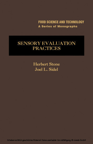 Sensory Evaluation Practices main product photo