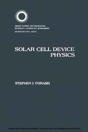 Solar Cell Device Physics main product photo