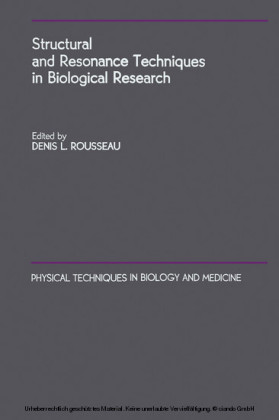 Structural and Resonance Techniques in Biological Research