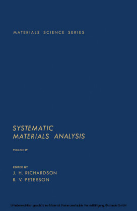 Systematic Materials Analysis