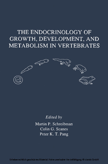 The Endocrinology of Growth, Development, and Metabolism in Vertebrates main product photo
