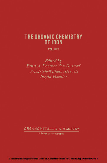 The Organic Chemistry of Iron Pt 1. Pt.1 main product photo