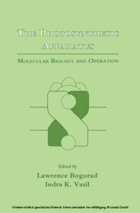The Photosynthetic Apparatus: Molecular Biology and Operation