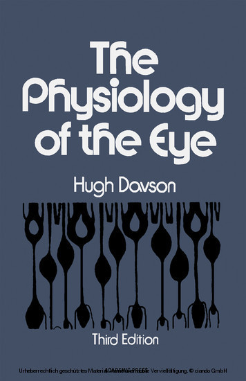 The Physiology of The Eye main product photo