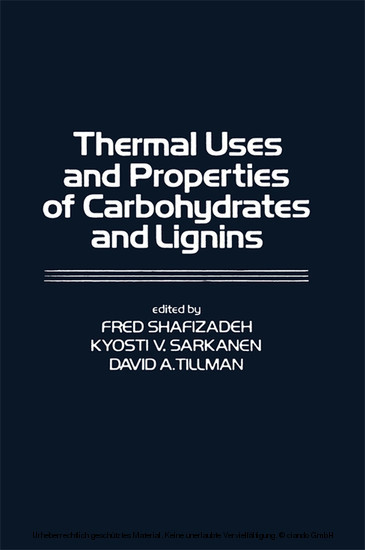 Thermal Uses and Properties of Carbohydrates and Lignins main product photo