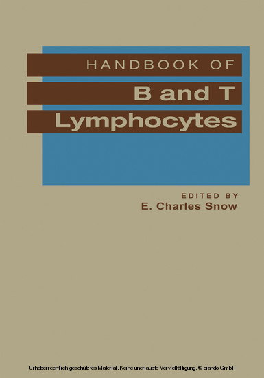 Handbook of B and T Lymphocytes main product photo