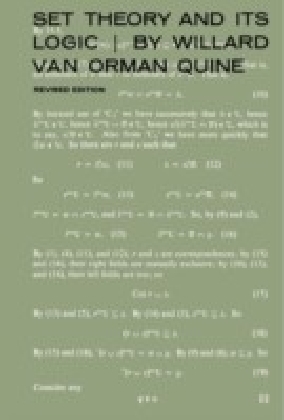 Set Theory and Its Logic, Revised Edition main product photo