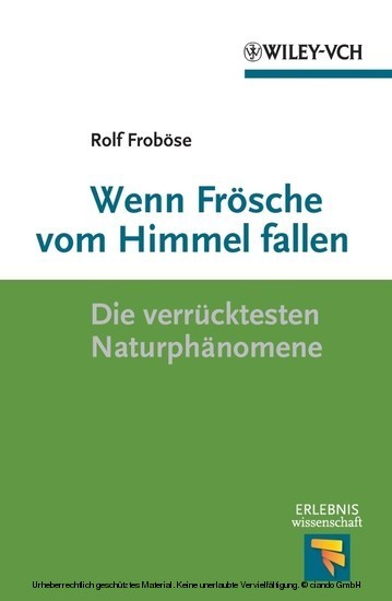 Wenn Frösche vom Himmel fallen main product photo