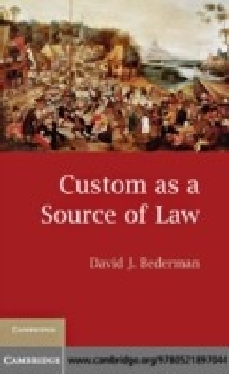 Custom as a Source of Law