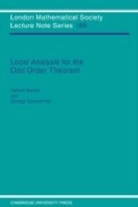 Local Analysis for the Odd Order Theorem