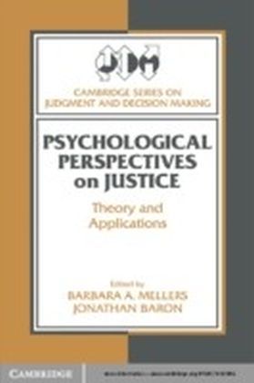 Psychological Perspectives on Justice