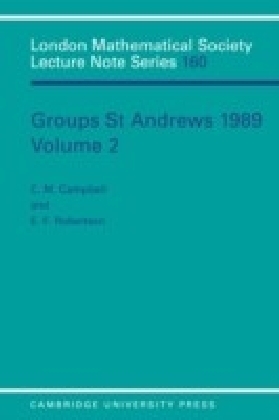 Groups St Andrews 1989: Volume 2