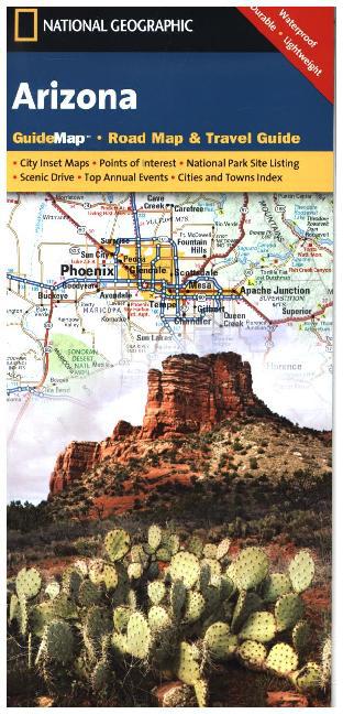 National Geographic GuideMap Arizona main product photo
