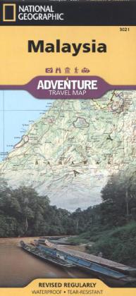 National Geographic Adventure Travel Map Malaysia