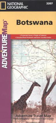 National Geographic Adventure Map Botswana