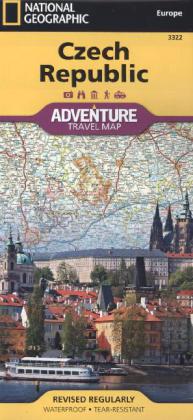 National Geographic Adventure Travel Map Czech Republic main product photo