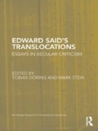 Edward Said's Translocations