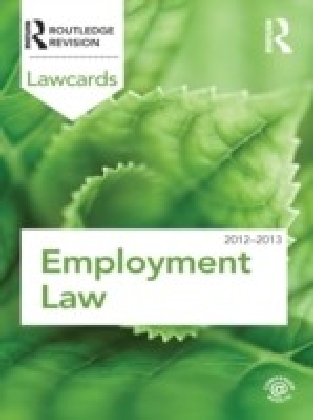 Employment Lawcards 2012-2013 main product photo