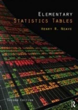 Elementary Statistics Tables main product photo