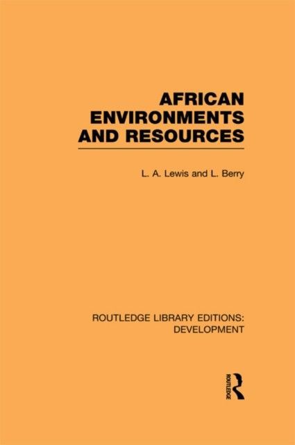 African Environments and Resources main product photo