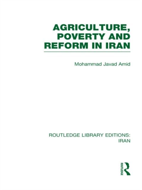 Agriculture, Poverty and Reform in Iran (RLE Iran D) main product photo
