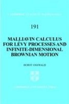 Malliavin Calculus for Levy Processes and Infinite-Dimensional Brownian Motion main product photo