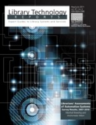 Librarians' Assessments of Automation Systems: Survey Results, 2007 - 2010